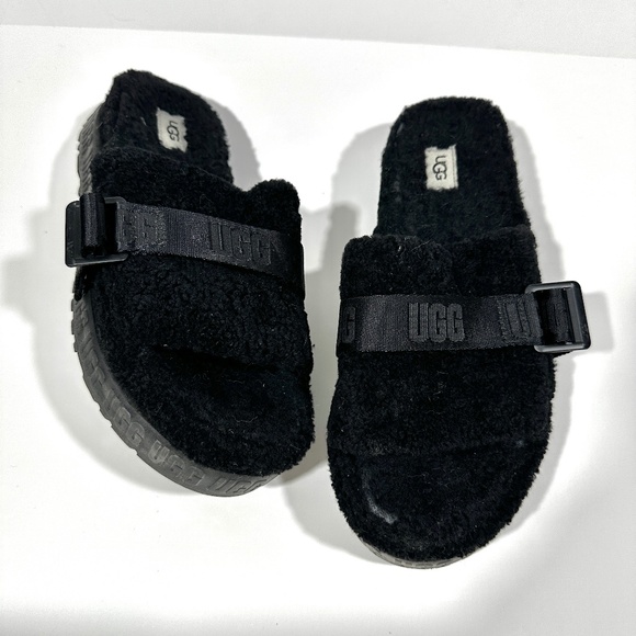 Ugg Platfrom‎ Slip On Sandals in Black [ 11-12] - Picture 1 of 11